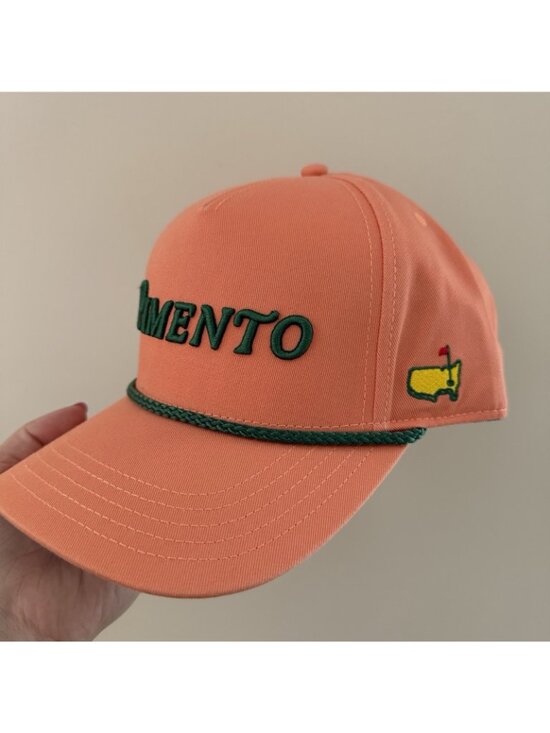 Masters Golf 2026 Hat Pimento Orange Snapback New - Picture 2 of 3